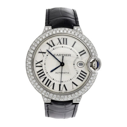 Cartier Ballon Bleu 42mm WGBB0030 White Gold Diamond